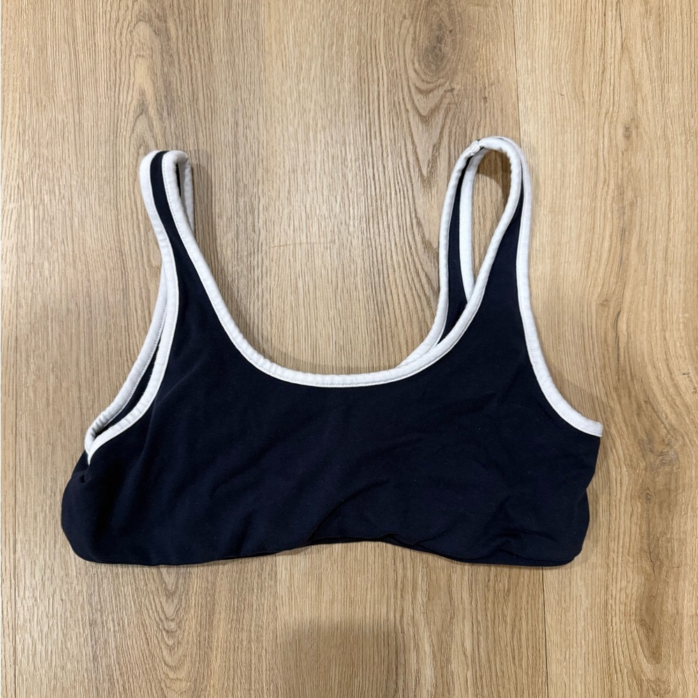 Old Navy Bra. Navy and white